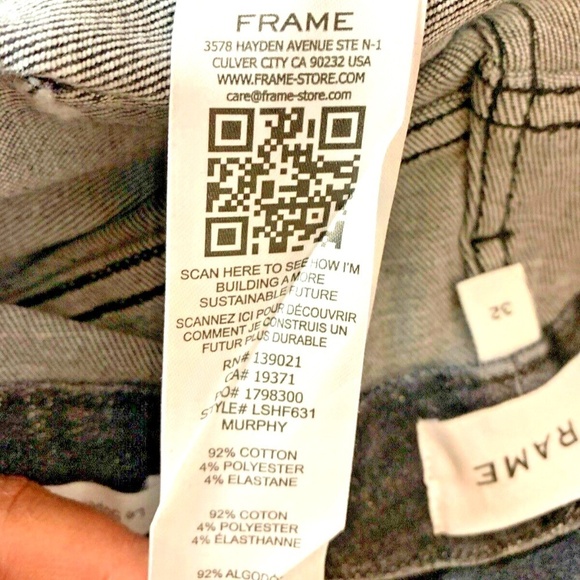 FRAME Women's Le Super High Flare Jeans - Picture 14 of 14